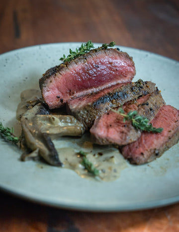 Venison Tenderloin With Mushroom Sauce